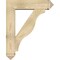 Ekena Millwork Funston Arts and Crafts Rough Sawn Bracket w/ Offset Brace, Douglas Fir, 8"W x 32"D x 40"H BKT0806X32X40FST03RDF - alternate 3